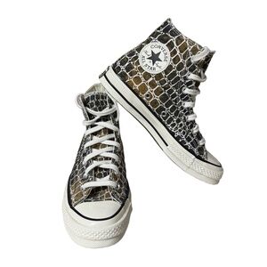 Converse High Top Chuck 70 Hi Animal Print unisex Women's sz 6.5/‎ Men’s sz 4.5
